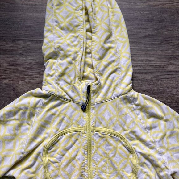 Lululemon Women's Scuba Full Zip Hoodie - Yellow - Picture 2 of 5
